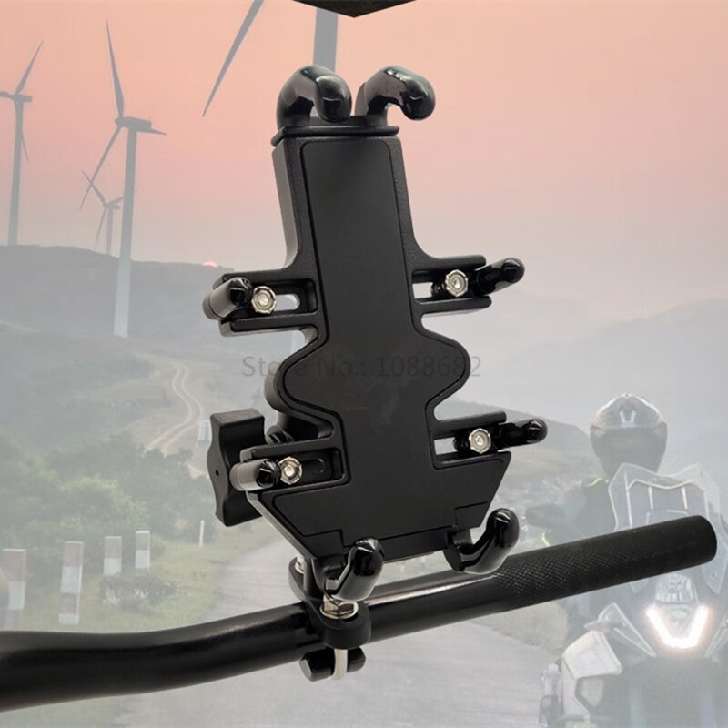 Jadkinsta Universal Spring Loaded Cell Phone Cradle Holder with 1 Inch Ball Diamond Plate For RAM MOUNT for 4.7-7.12 inch Phone