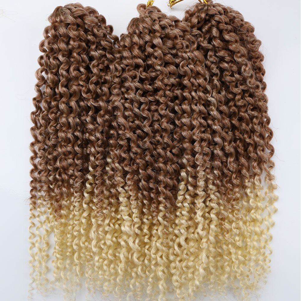 Amir12inch Marley bob Braids Ombre red purple blue Crochet Braiding Hair 3Pack/Lot Synthetic Curly Hair Extensions for Women: P27/613