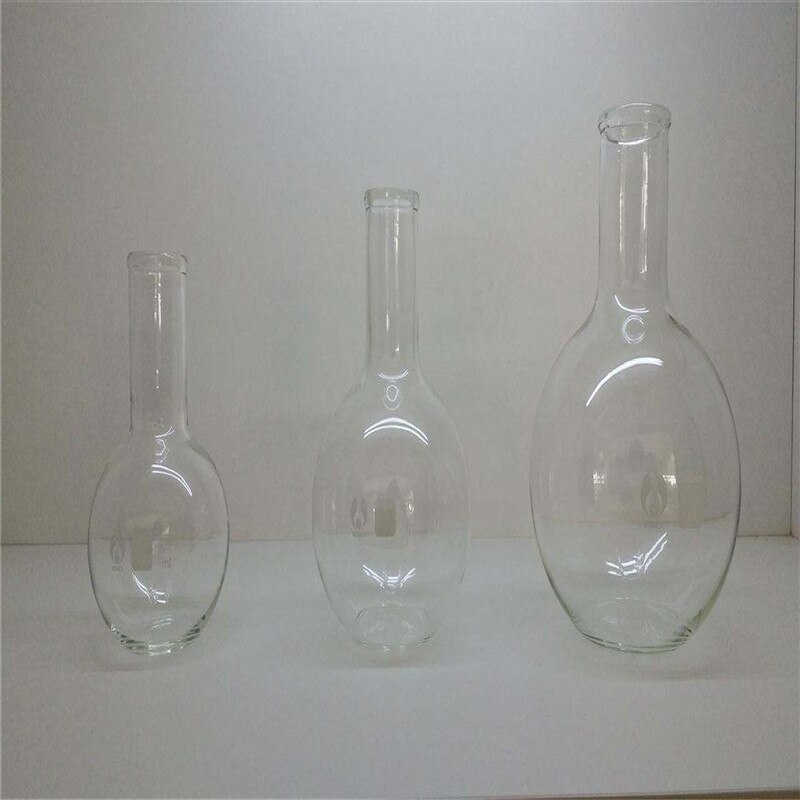 Quartz kolf Volume = 50 ml/Ronde bodem kolf van quartz glas/maatkolven/Laboratorium ware