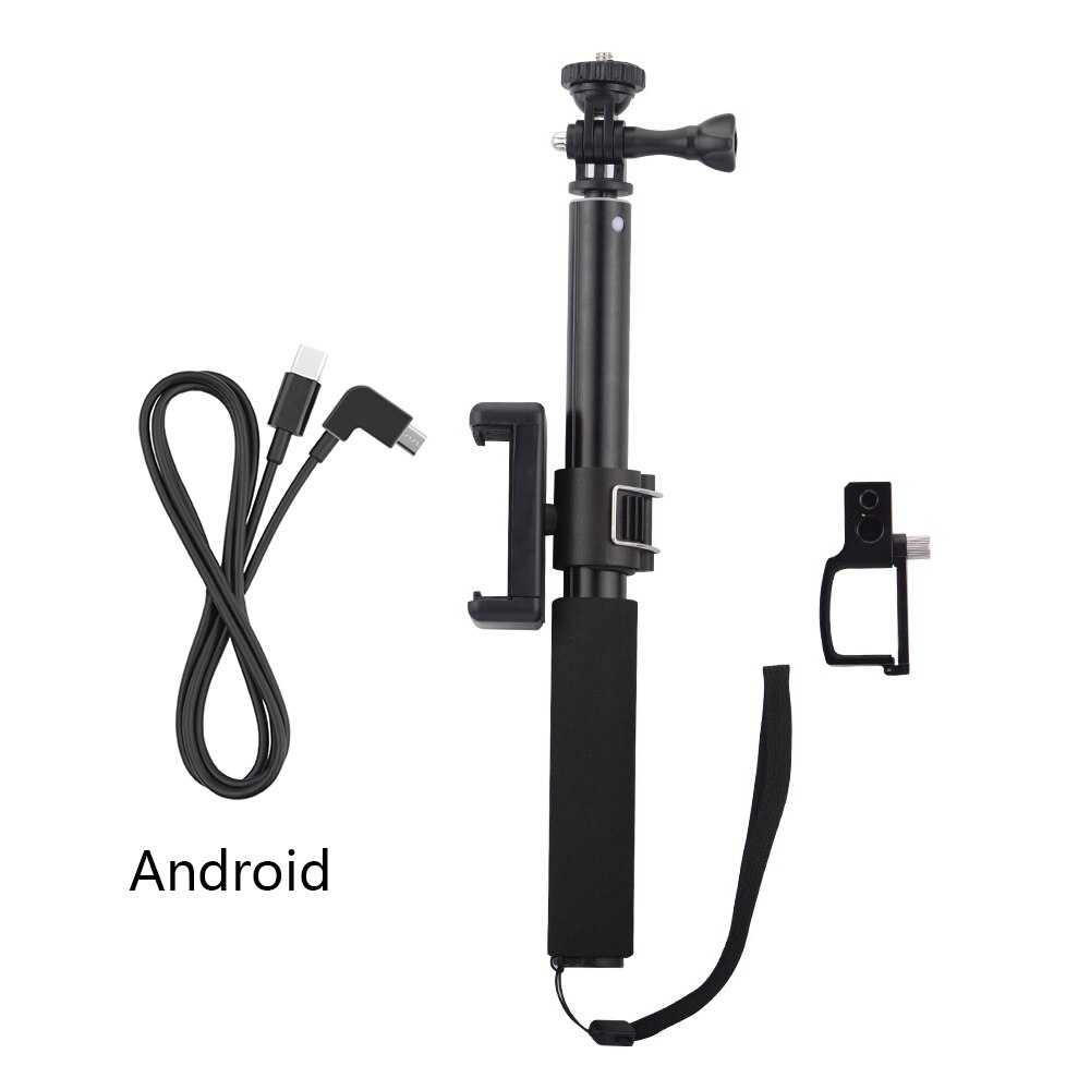 Telefon Montieren Modul Verlängerung Pol Stange Selfie Stock für DJI OSMO Tasche/Tasche 2 Gimbal Kabel für Typ-c IOS Android Zubehör: Pro Mikro USB