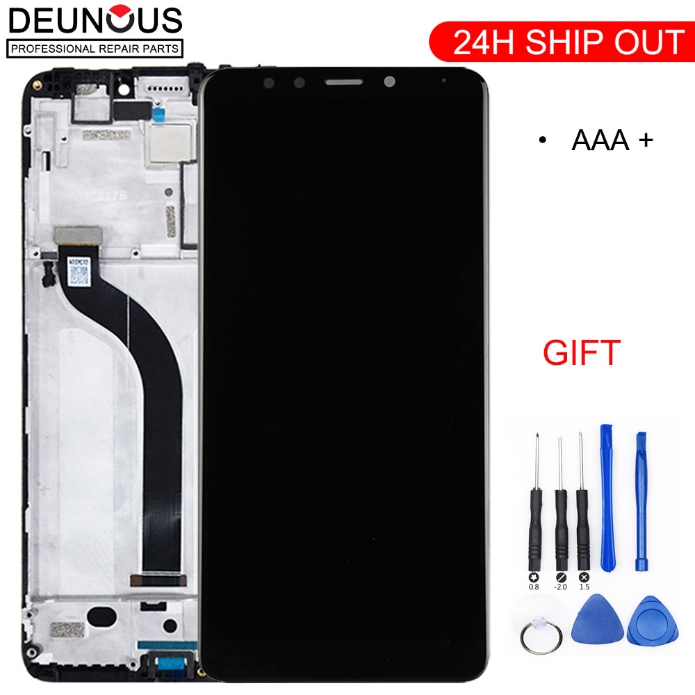 AAA IPS LCD display voor Xiaomi Redmi 5 5.7 inch Touch Screen Digitizer Vergadering Frame Met Gratis Gehard Glas en Gereedschap