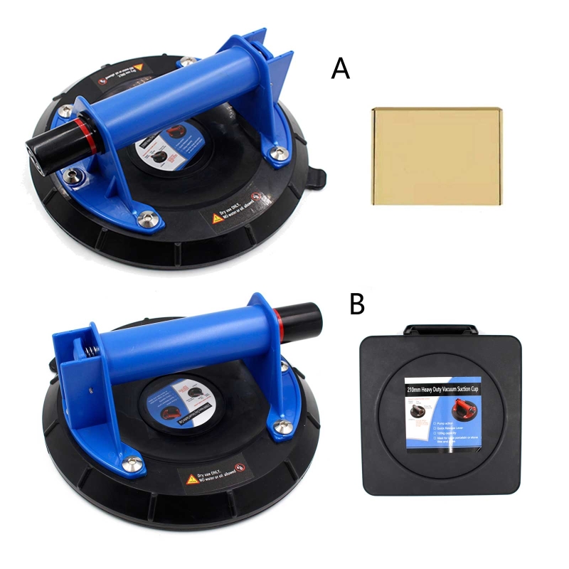 Vacuum Suction Cup 8inch 200kg Bearing Capacity Heavy Duty Vacuum Lifter for Granite Tile Glass Mirror Pulling &amp; Lifting