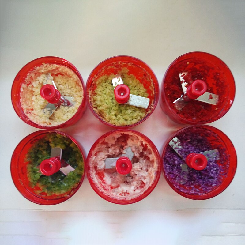 Food Chopper Manual Held Vegetable Food Shredder Multifunction Chopper Hand Processor Meat Machine Crusher Blender Kitchen Tools