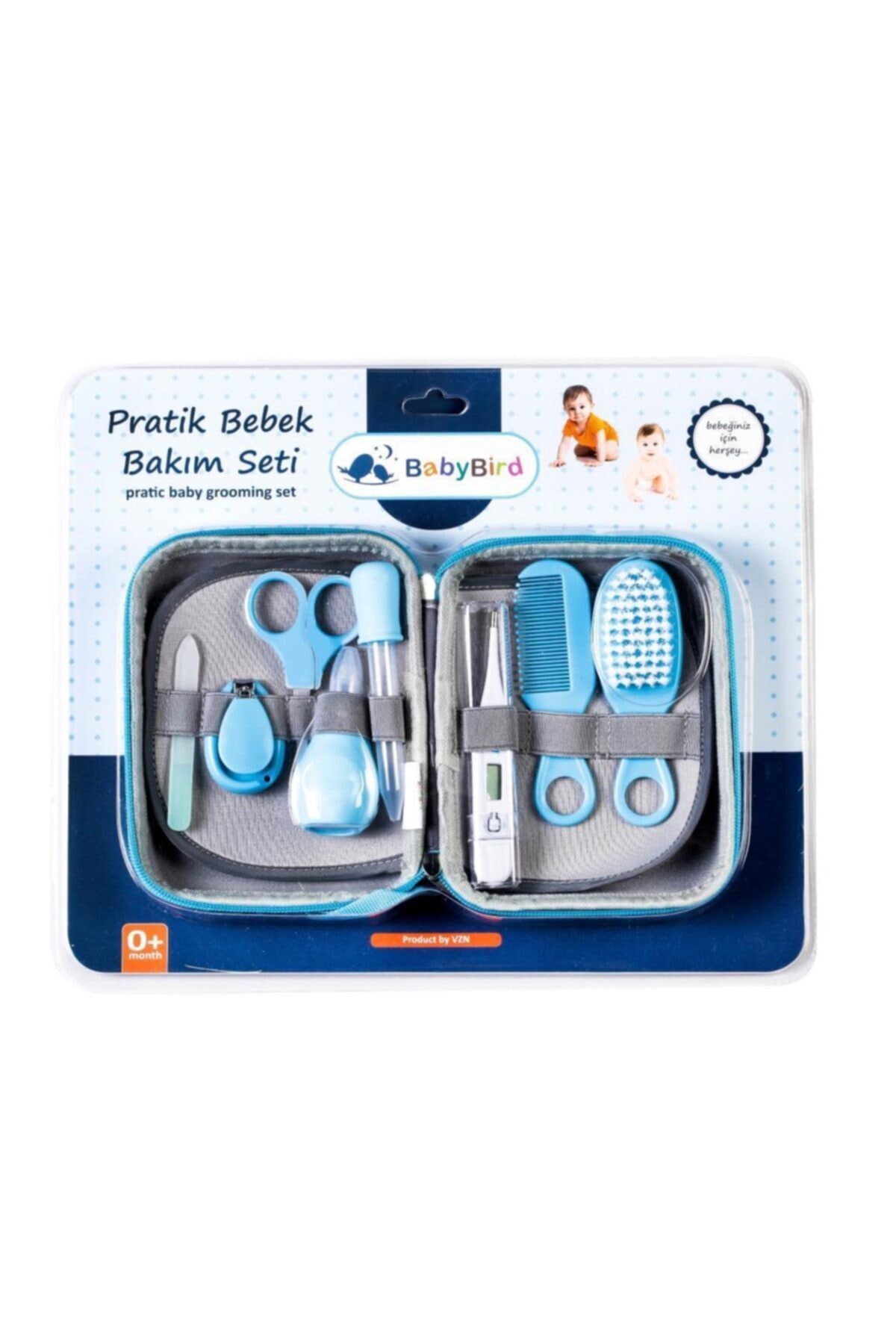 Blue Baby Care Bag Practical Baby Care Set