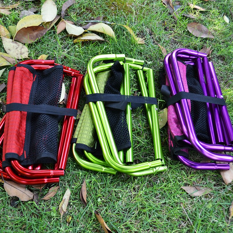 Outdoor Ademend Mesh Opvouwbare Vissen Stoel Ultra Licht Gewicht Draagbare Vouwen Camping Aluminium Picknick Vissen Stoel