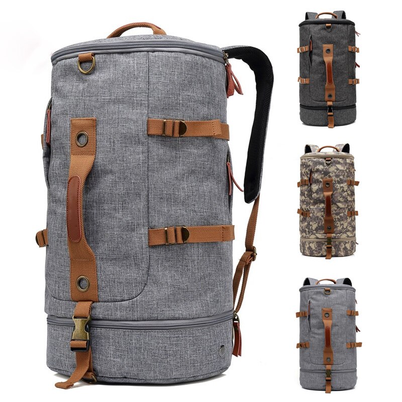 Dubbele Schoudertas Vat Rugzak Outdoor Rugzak Grote Capaciteit Outdoor Sport Enkele Schouder Tas 2022