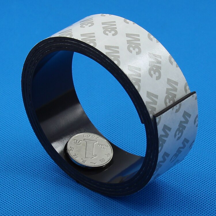 2 meter zelfklevende flexibele magneetstrip 3 m rubberen magneetband breedte 10mm 15mm 20mm 30mm dikte 1mm