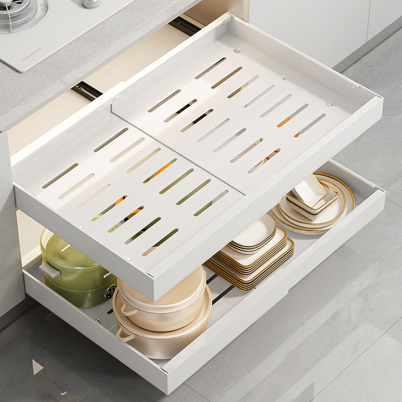 Scalable Pull-out Kitchen Storage Rack with Slide ... – Grandado
