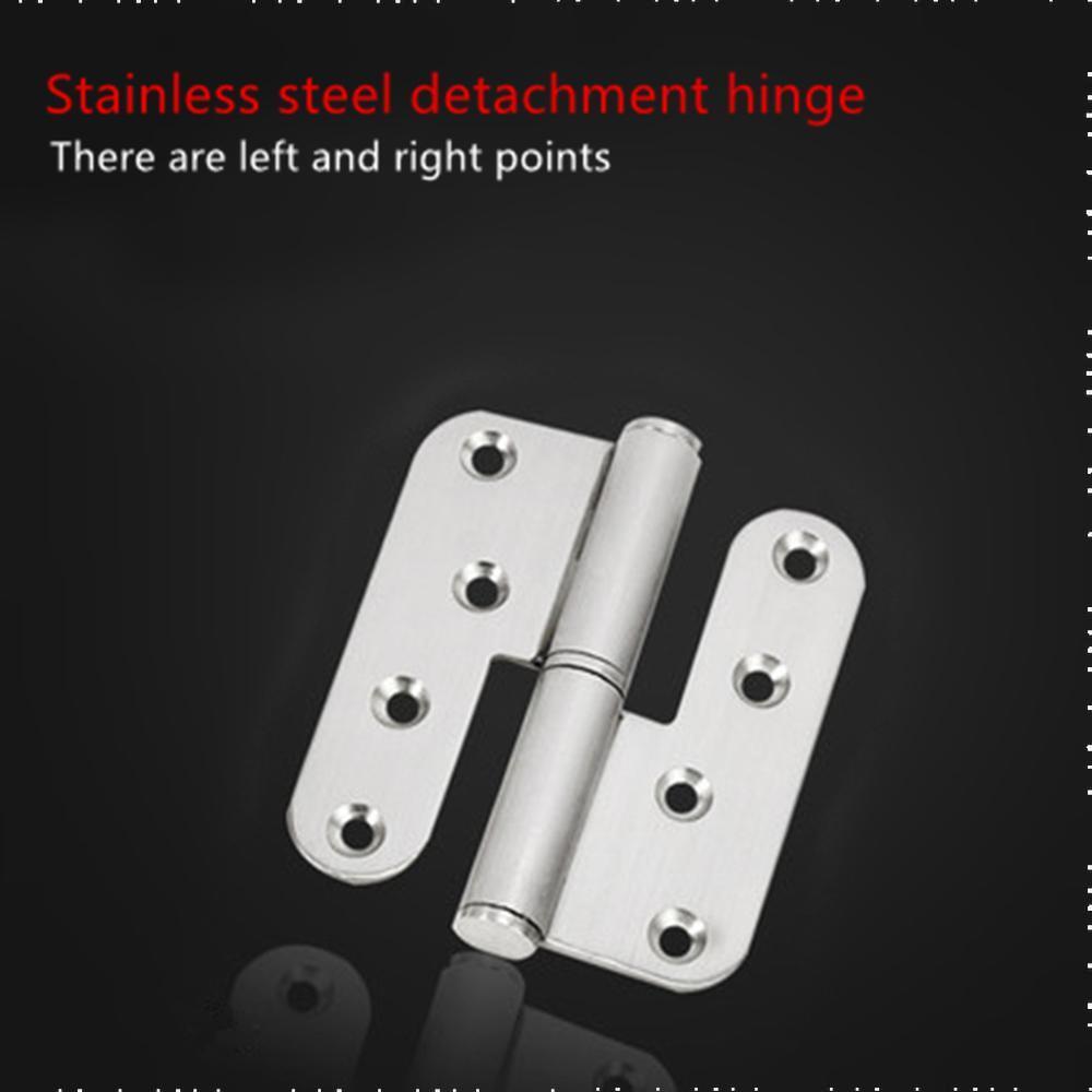 4 inch 1PCS thick stainless steel rounded detachable hinge fire door flag door hinge folding flat hinge