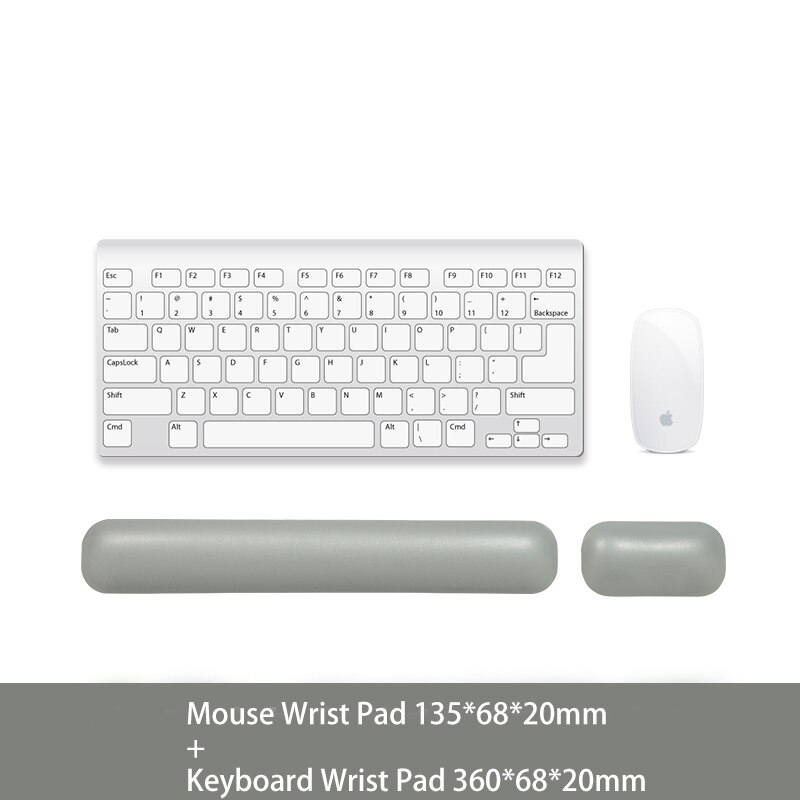 Memory Foam Toetsenbord Muis Polssteun Hand Ondersteuning Set Ergonomische Mousepad Kussen Mat Voor Office Laptop Computer Typen Gaming