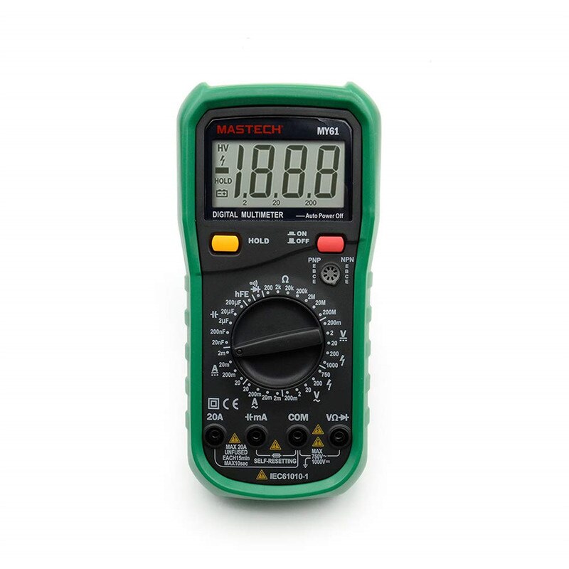 Mastech MY61 Ac/Dc Professionele Elektrische Handheld Tester Meter Digitale Multimeter Voltmeter Ohm Elektrische Tester