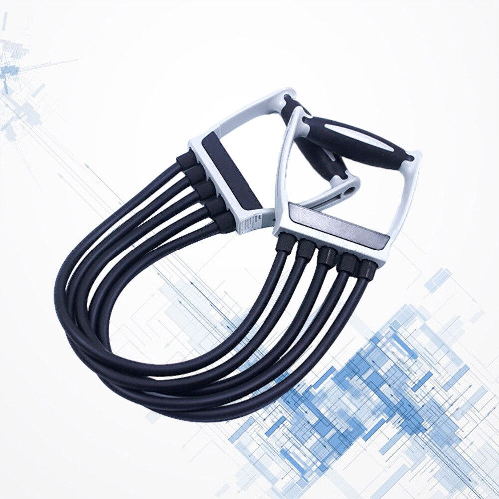 Chest Expander Detachable Chest Exerciser Arm Pulling Resistant Band Expander Muscle Training Equipments for Fitness Gym (B