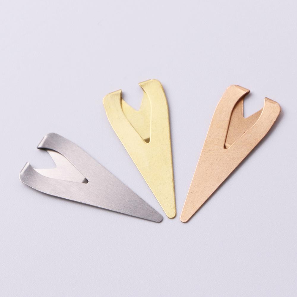 10Pcs Mini Metal Bookmark Paper Clips Page Holder For Book Stationery School