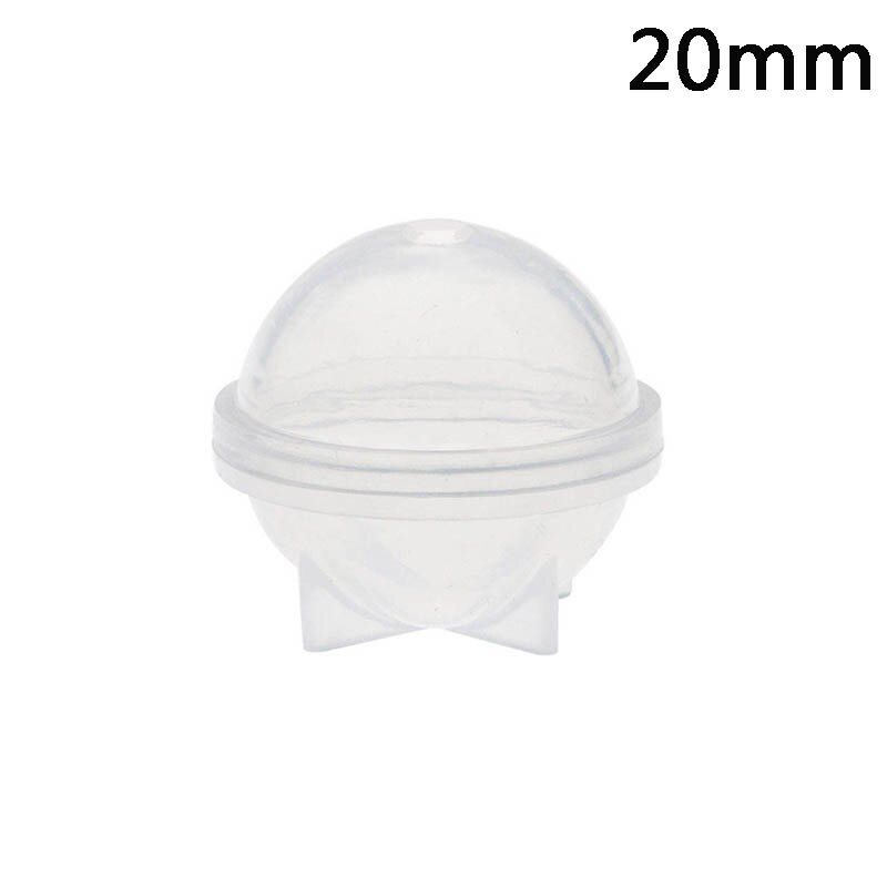 Diy bolvormige siliconen mal voor het maken van harsbal-sieraden: 20mm
