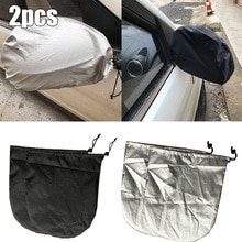 Auto Side Mirror Protective Cover Waterproof Coated Oxford Fabric Weather-proof Universal Exterior Mirror Covers Pack of 2