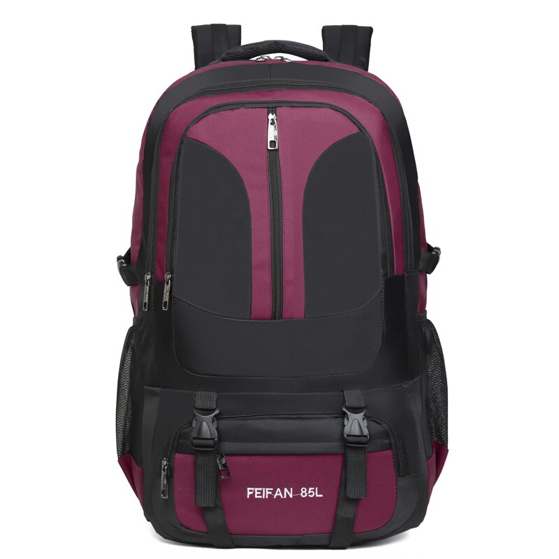 85L unisexe Oxford sacs à dos voyage sac à dos hommes sports de plein air sacs trekking sac à dos escalade randonnée Camping sac à dos pour homme: VIOLET