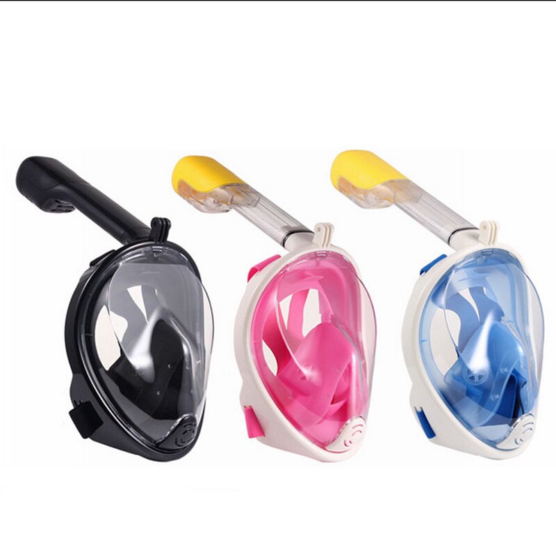 Underwater Scuba Anti Fog Full Face Diving Mask Snorkeling Set Respiratory Masks Safe and Waterproof Swimming Mask for Adult