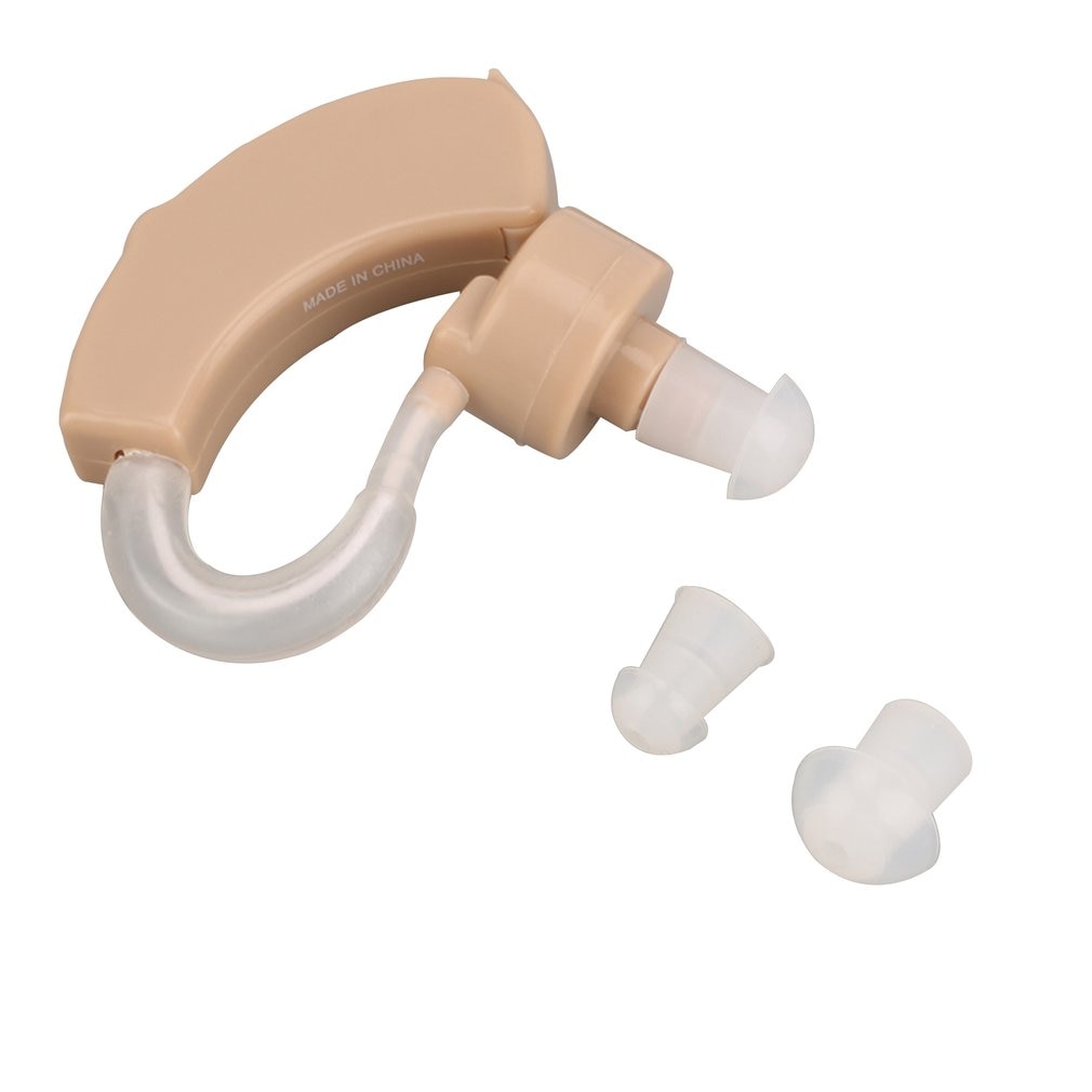 Plastic Super Mini Verstelbare Ear Sound Versterker Volume Tone Luisteren Gehoor Hulp Aid Kit Haak In Oor JZ-1088A Oor Zorg