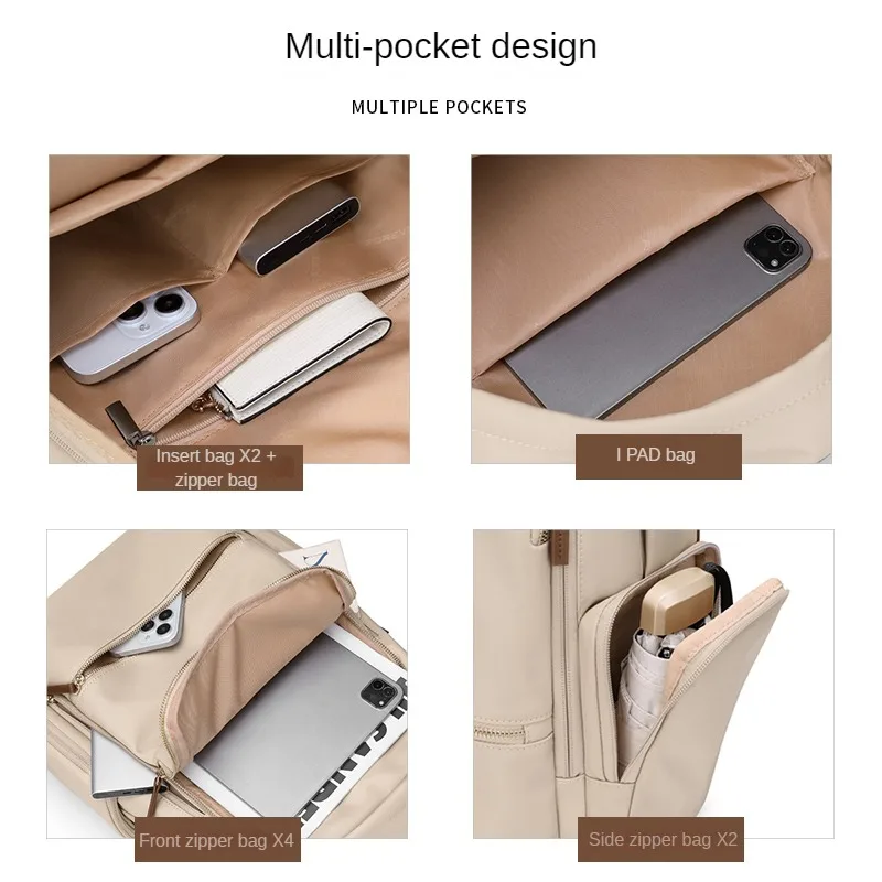 GOLF Backpack Laptop 15 6 Inch Women Back Bag Computer Backpacks Leisure Commuting College Students Female School Bags