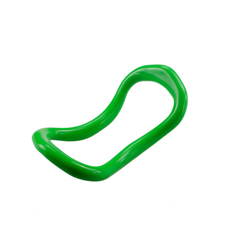 Yoga cirkel utrustning yoga ring pp yoga cirklar pilates yoga loop body workout magic hoop träningsring för hemmagympa träning: Grön