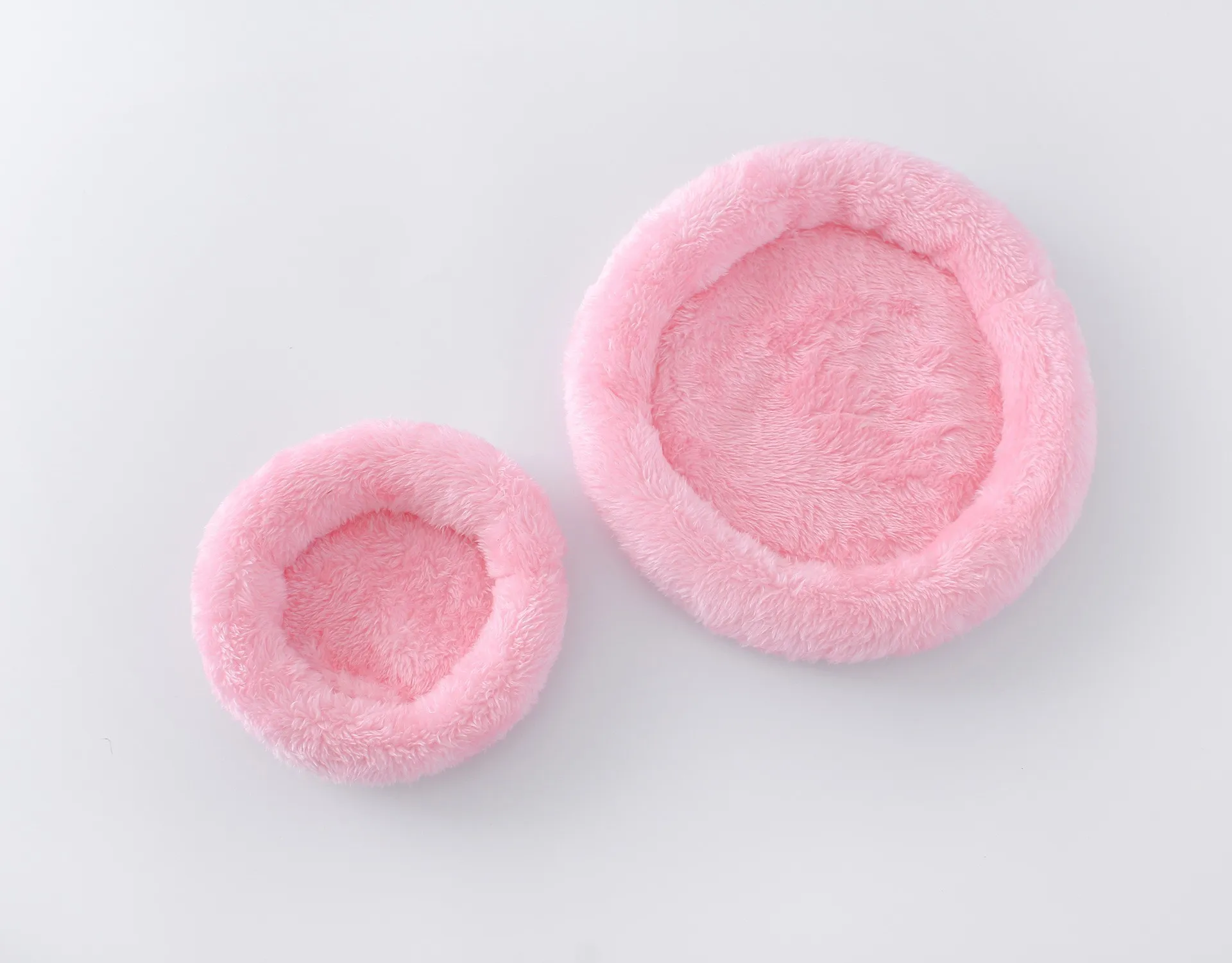 Tapis de nid de Hamster, petit litière pour animaux de compagnie, pour hérisson, écureuil, souris, Rats, cochon d'inde, coussin mignon, maison, nid de Hamster, produits pour animaux de compagnie: L / Rose