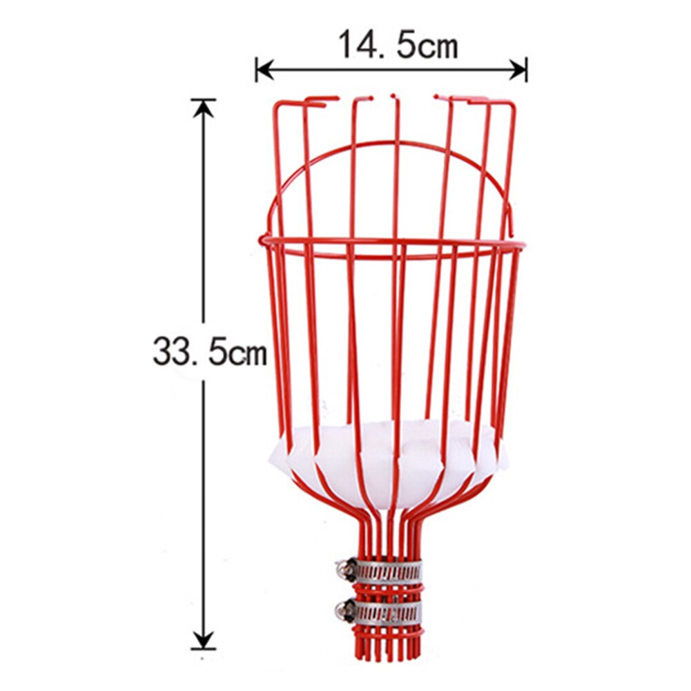 Fruit Pickers Removable Gardening Apple Pear Peach Fruits Collection Picking Head Fruit Catcher Device Greenhouse Fruit Picker