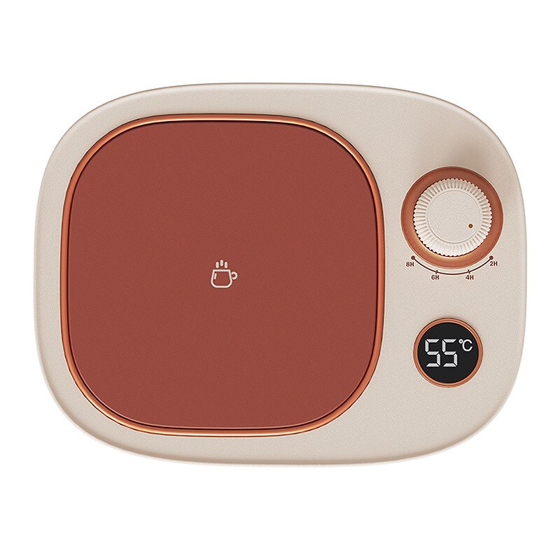Usb Verwarming Coaster Voor Home Office Koffie Mok Cup Mat Warmer Heater Pad 3 Speed Constante Temperatuur Coaster Met Display