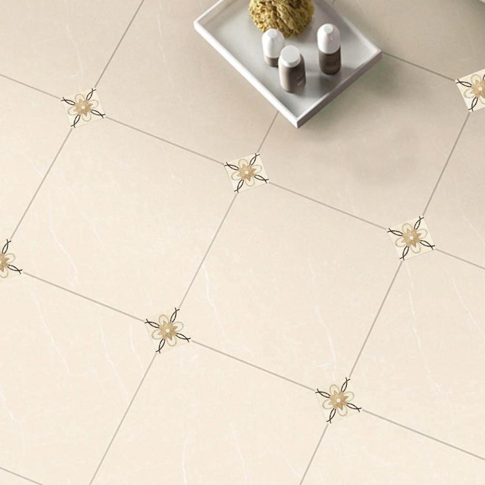 10pcs Self Adhesive Ceramic tile stickers Waterproof Wall Sticker Floor Tiles Diagonal Wall Stickers
