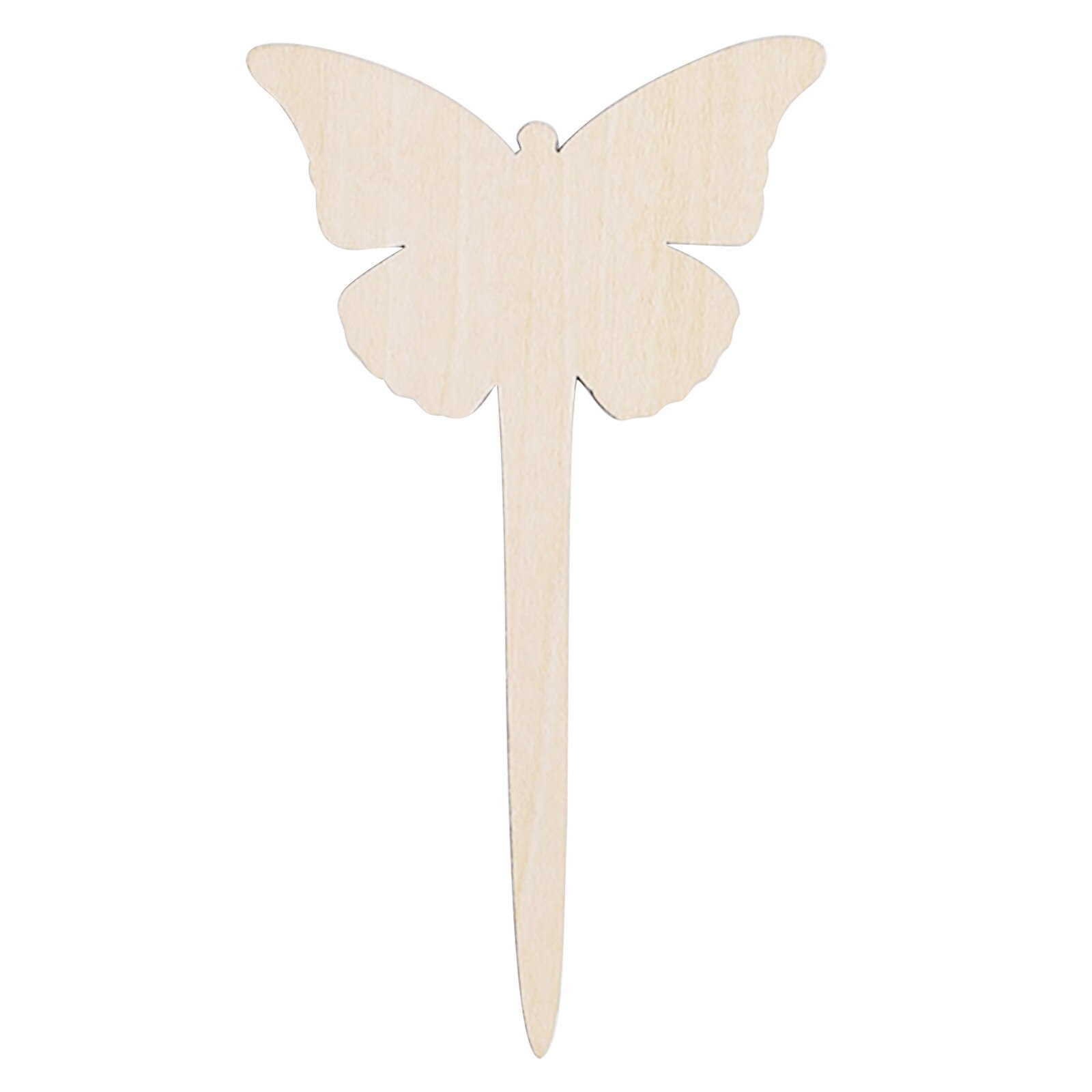 Letrero de madera para plantas, etiqueta decorativa para jardín de hadas, puede escribir en maceta, 10 piezas,: D