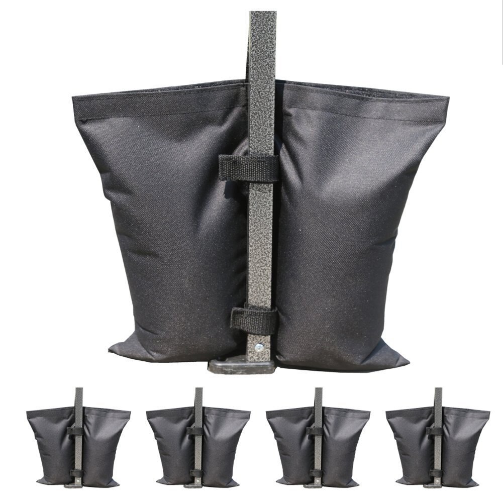 4Pcs Luifel Zand Tas Houder Paraplu Instant Voeten Oxford Outdoor Tent Stand Camping Zon Onderdak Gewogen Waterdichte Bevestiging