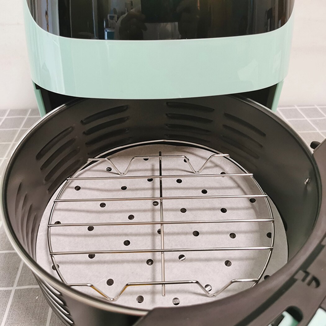 1PC Round Cooking Rack Stainless Steel Steaming Rack Non-Stick Grill Stack Rack Circular Wire Rack Kitchen Accessories S/M/L