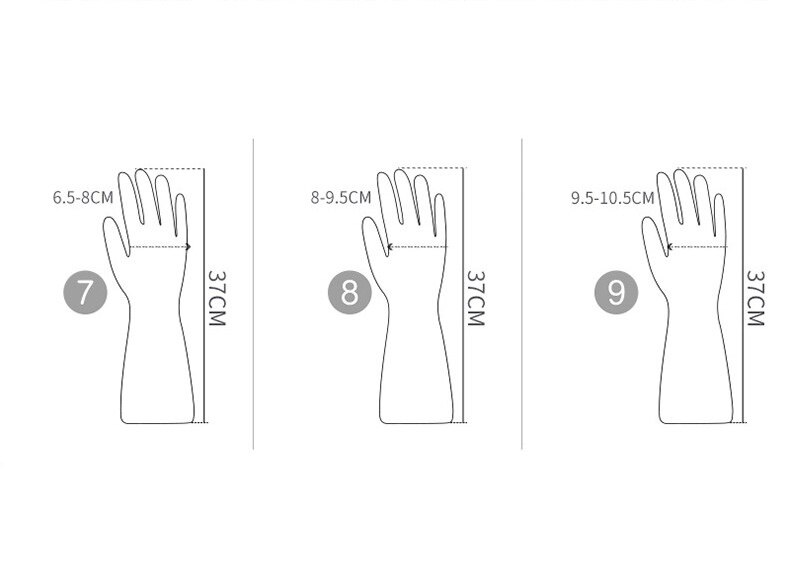 Guantes para lavar el hogar Súper duradero resistente al desgaste y resistente al agua para la cocina, limpieza del hogar, lavado de platos, nitrilo de látex