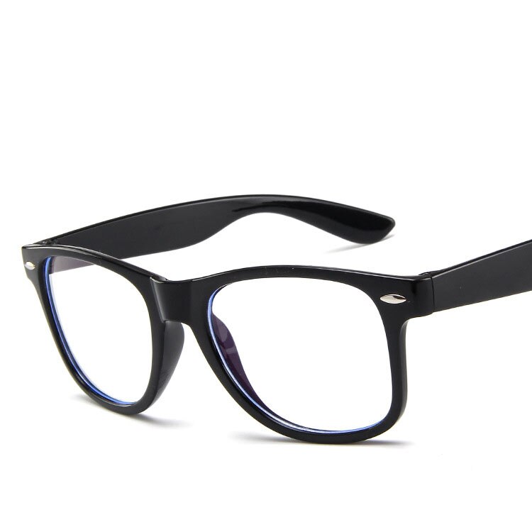 Blå lys briller mænd computer briller gaming beskyttelsesbriller gennemsigtig brilleramme kvinder anti blue ray briller: 1