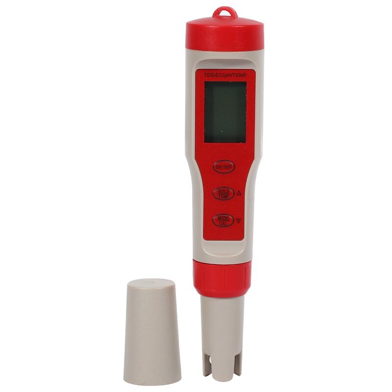 EZ9908 Digital PH Meter 4 in 1 PH TDS EC Temp Tester Replace Probe Water Quantity Measure Tool Wine Urine Analyzer
