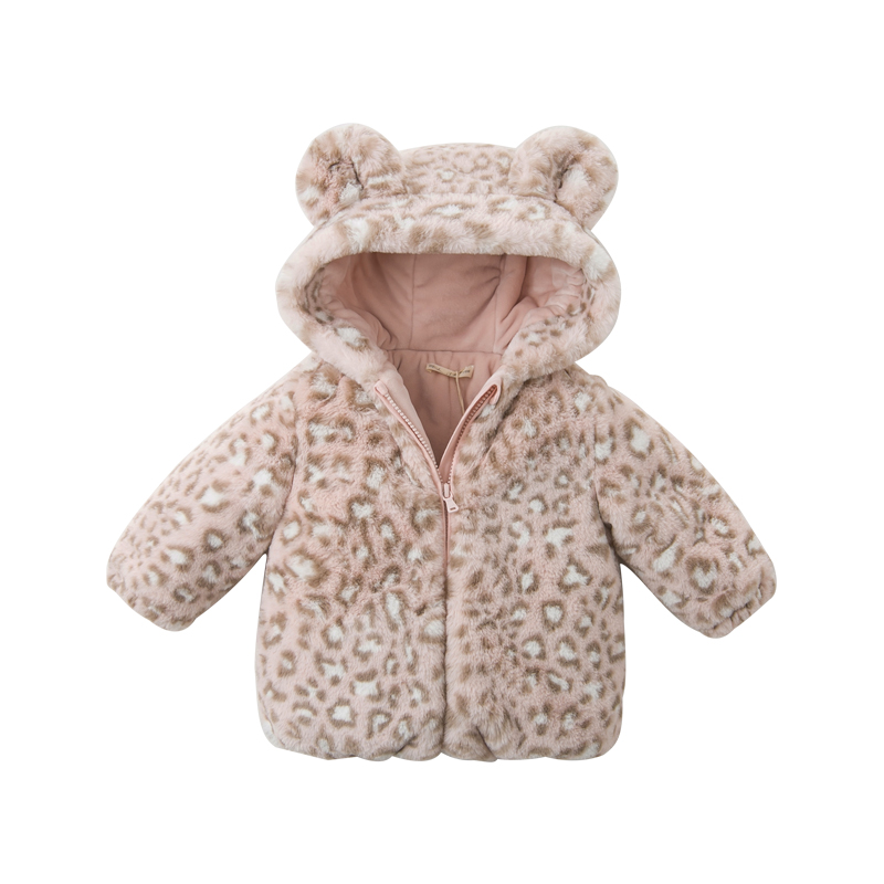 DBM11720 Abrigo con capucha estampado de invierno para bebés y niñas. Chaqueta acolchada para niños. Abrigo de para niños. Ropa de abrigo acolchada para niños.: 24 meses