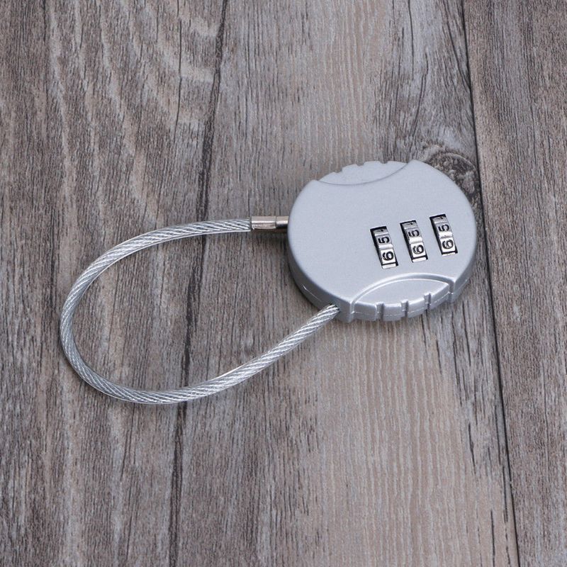 nMini Cute 3 Digit Combination Travel Luggage Suitcase Lock Padlock Security 21B