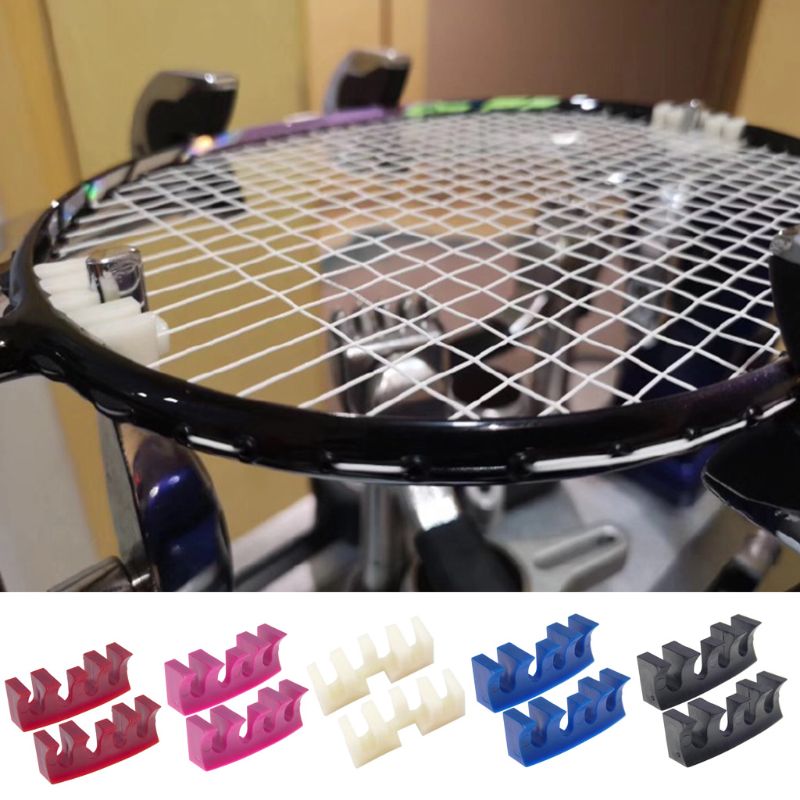 2pcs Badminton Stringing Machine Tool Racket Load Spreader Adapter Universal Protector Attachment