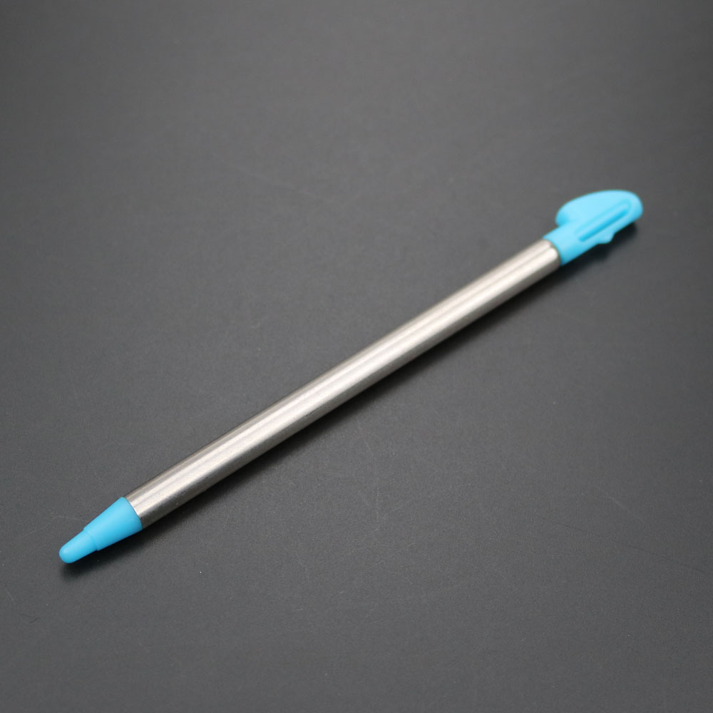 Tingdong 1pc wielokolorowy plastikowy rysik robić ekranu dotykowego, przenośny długopis, ołówek, zestaw z touchpenem robić konsoli nintendo 3ds xl ll: E-niebieski