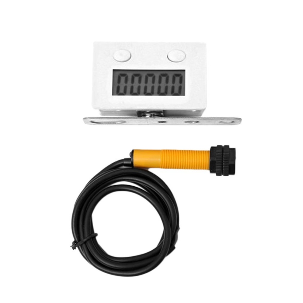 Neue 5-Ziffer Digital schlagen Elektronische Zähler Magnetische Induktive LCD Anzeige Nähe Schalter Runde Starken Magnet TT-5J