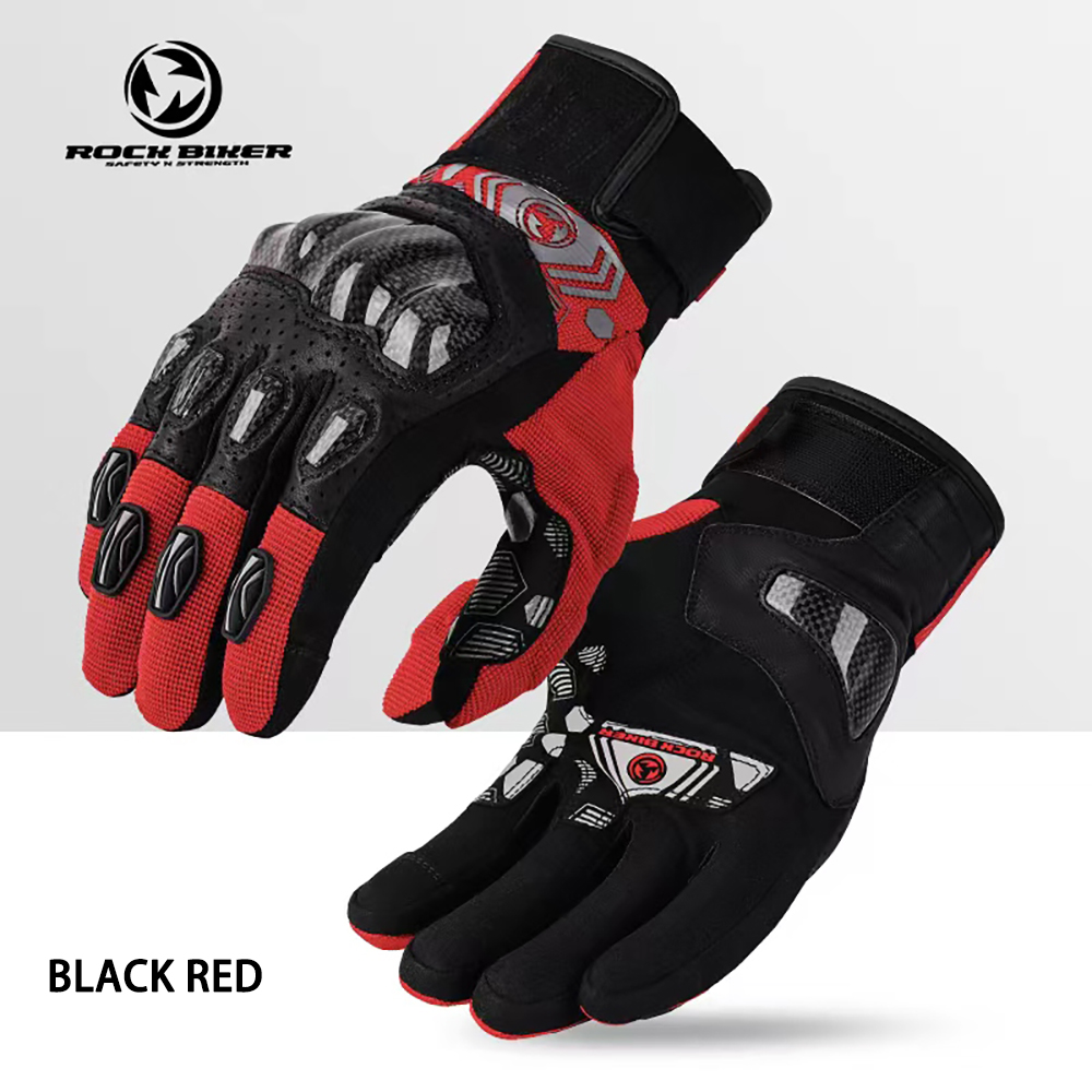 Summer Motorcycle Riding Gloves Men Touchscreen Bicycle Luvas Motocross Women Gloves Cycling Motorbike Riding Guantes: black / XXL