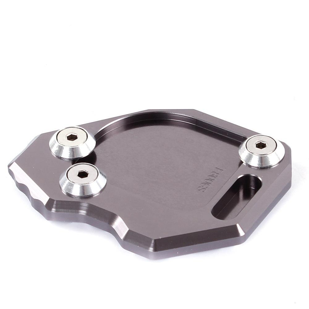 Yiwa Hoge Sterkte Kickstand Voet Side Stand Extension Pad Ondersteuning Plaat voor BMW F800GS: Titanium