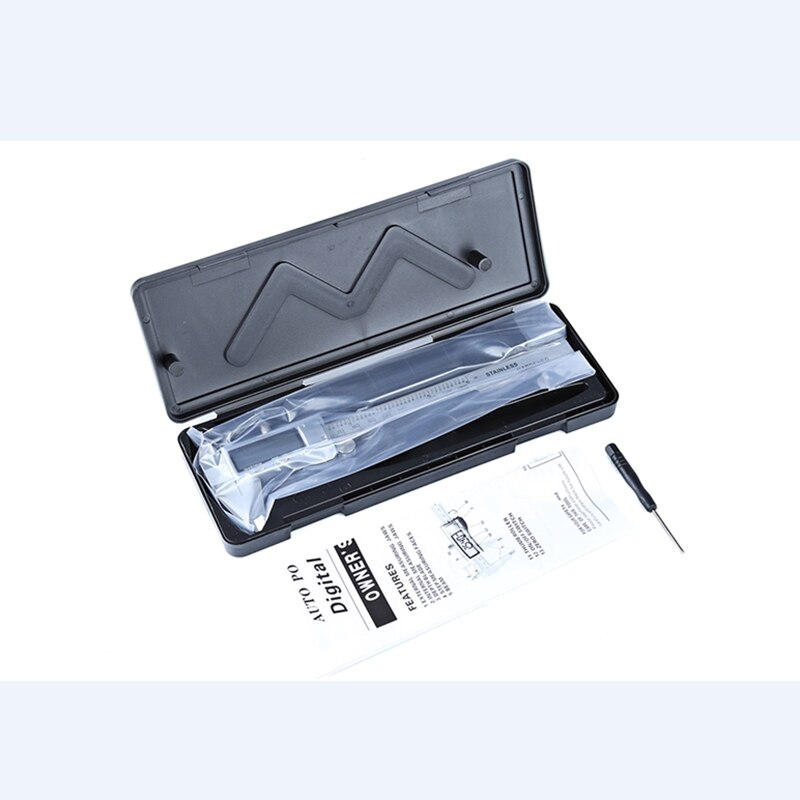 150mm 6inch Electronic Vernier Caliper LCD Digital Stainless Steel Woodworking Measuring Tool Sliding Ruler Micrometer Gauge