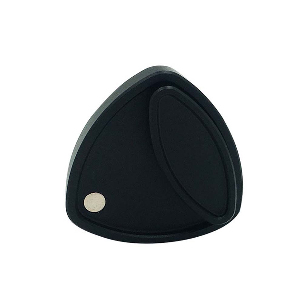 Toupie magnétique Anti-stress pour enfants et adultes, jouet en alliage d&#39;aluminium, pour autisme, bureau, gyroscope, ergonomie, de doigt: black