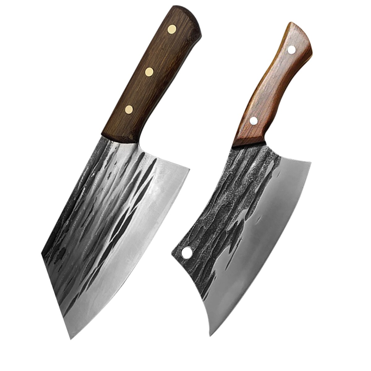 Stainless Steel Bone Chopping Knife Chef Knife Hand-forged Butcher Knife Meat Vegetables Slicing Cleaver High Hardness Kitchen: kitchen knife BD