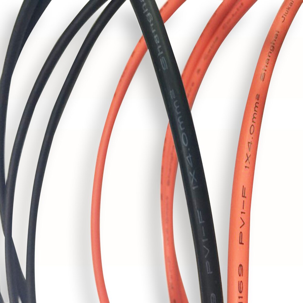 Xingpuguang 1 Set Solar Kabel 3m 2.5mm Rood Zwart met Alligator Clips voor Oplaadbare 12V Zonnepaneel solar Cell Solar Module