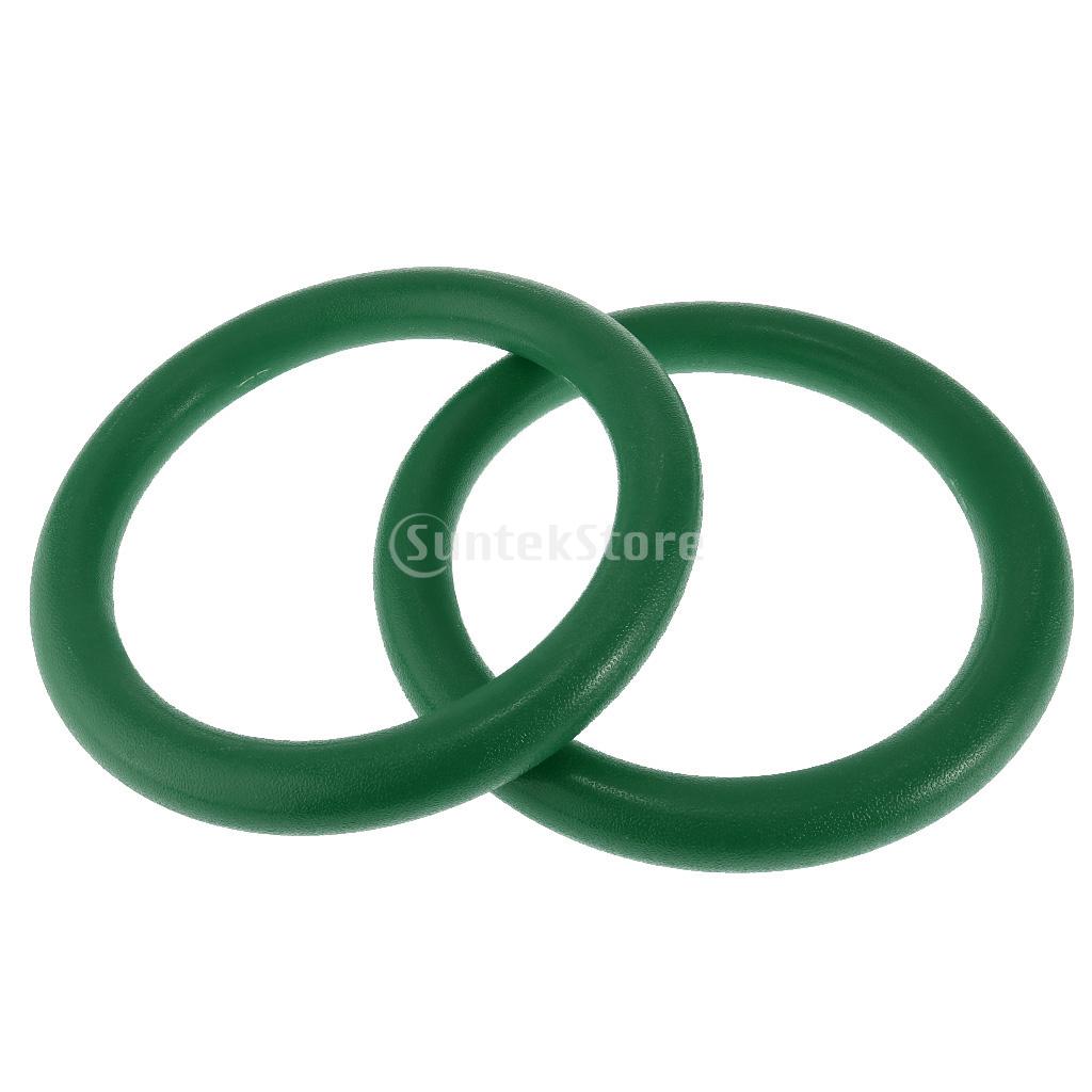 Heavy Duty ABS 23mm Fitness Gymnastic Rings Gym Exercise Cross Training Pull Ups Muscle Ups