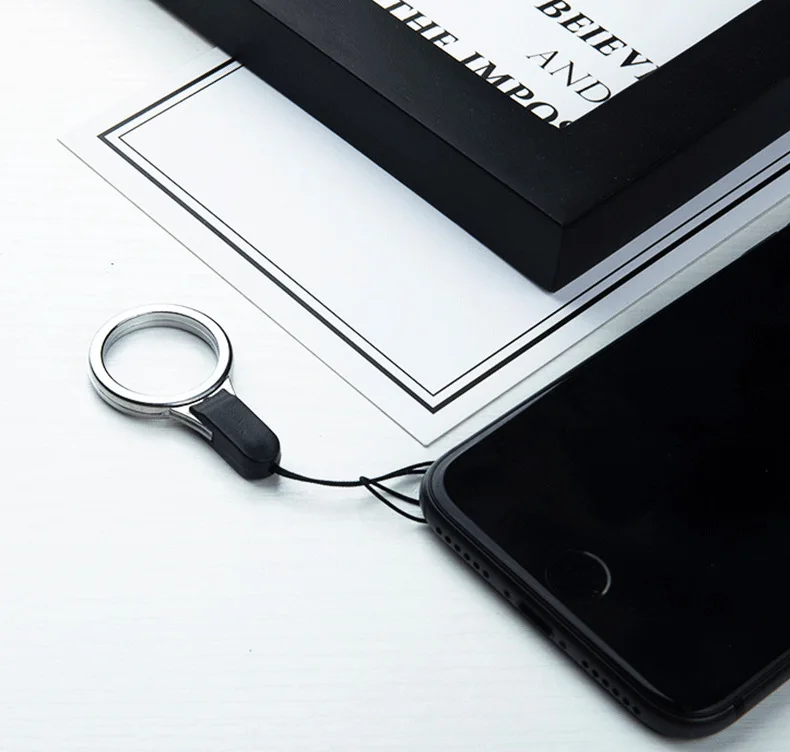 10 stks/partij mobiele telefoon vinger ring houder Lanyard mode smartphone riem mobiele telefoon accessoire