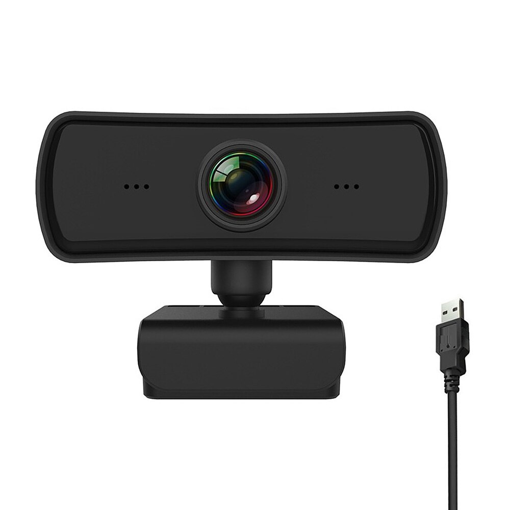 1440P Wide HD Webcam USB2.0 Autofocus HD Video Computer Camera with Noise-reduction Microphone for PC/Laptop: Black
