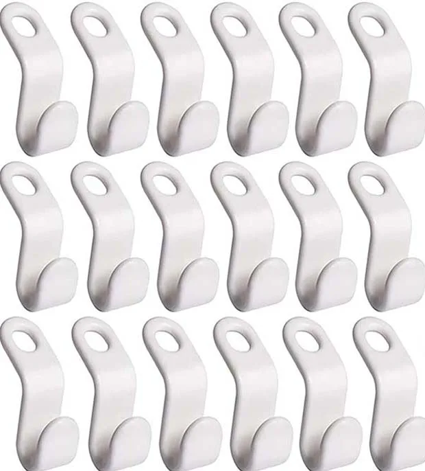 5/10Pcs Clothes Hanger Connector Hooks Cascading Hooks Space Saving Hanger Extenders Hook For Closet Clothes Organizer Hanger: XL / Dark Khaki