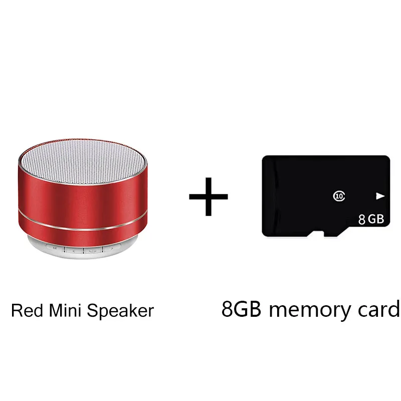 Bærbar  a10 trådløse bluetooth mini-højttalere lille stålkanon subwoofer farverig mini-kort bluetooth-højttaler: Orange